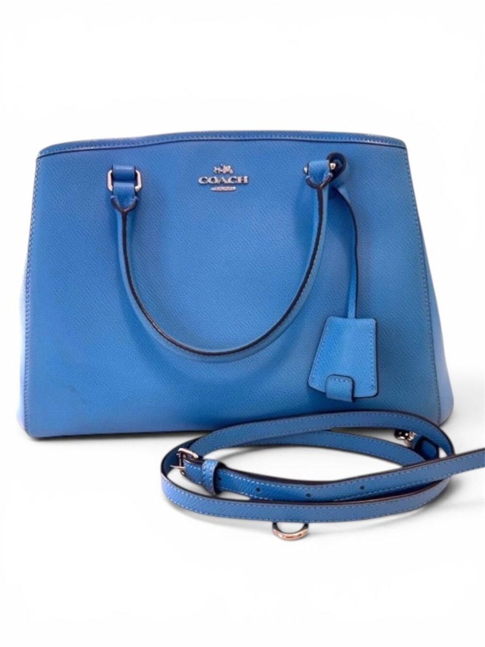 Coach Margot Carryall Shoulder, Satchel, Crossbody Bag, Bluejay Blue, Rare